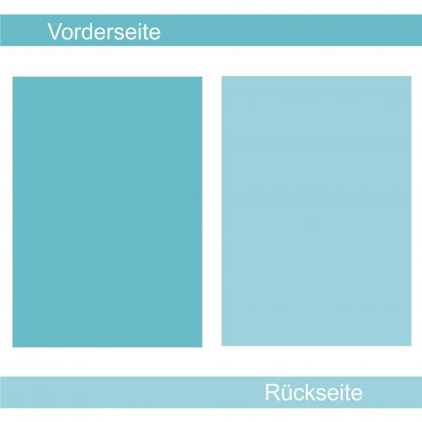 Helltürkis - Dunkeltürkis - Basicpapier
